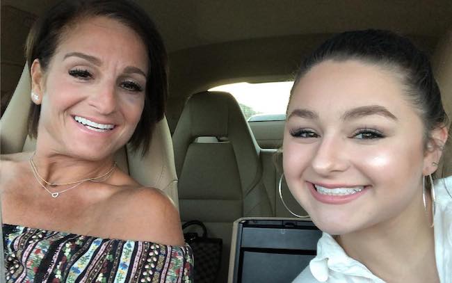 Mary Lou Retton with her daughter Skyla in May 2018