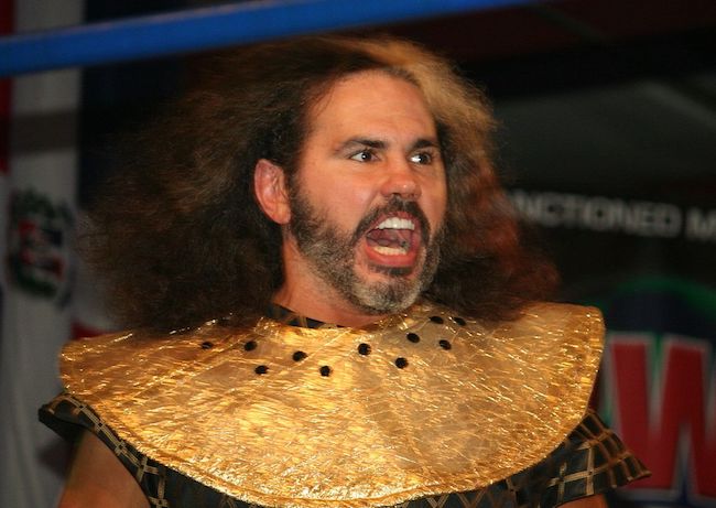 Matt Hardy as his 'Broken' Matt Hardy character at a Carolina Wrestling Federation (CWF) Mid-Atlantic independent show on January 29, 2017