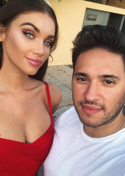 Melinda London and Jonas Blue in a selfie in August 2018