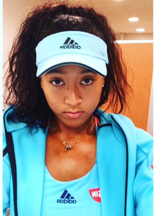 Naomi Osaka in a selfie in 2017