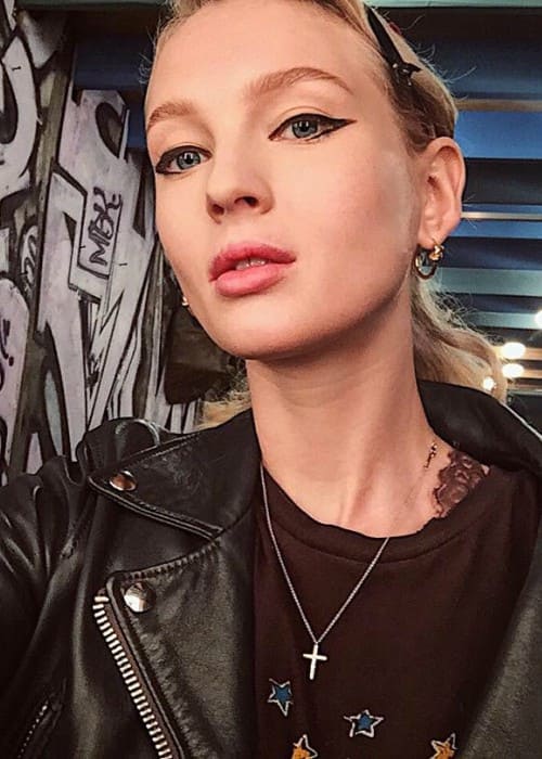 Nastya Sten in a selfie in May 2017