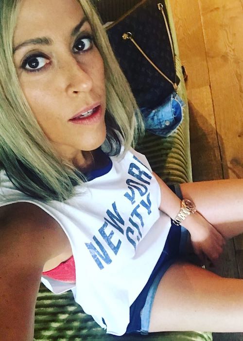 Nicole Appleton in an April 2018 Instagram selfie