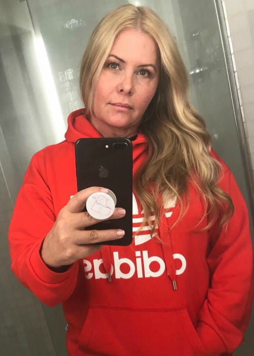 Nicole Eggert in an Instagram selfie as seen in January 2018