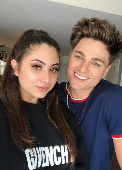 Nicolette Gray with Bradlee in Los Angeles, California in May 2018