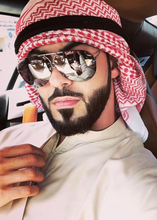 Omar Borkan Al Gala in an Instagram post as seen in May 2018