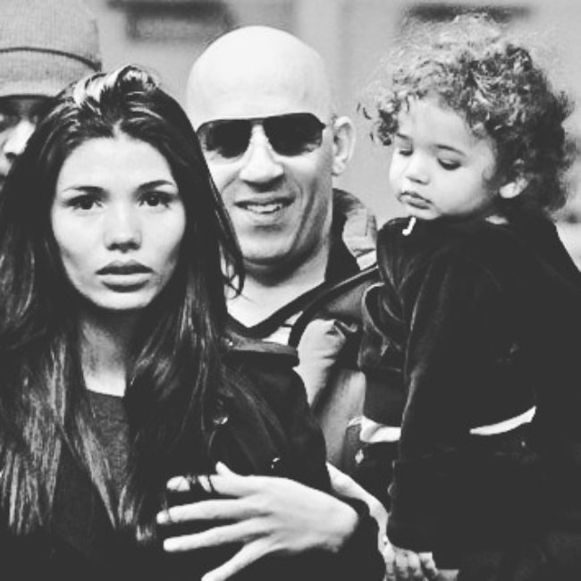 Paloma Jiménez as seen with her family