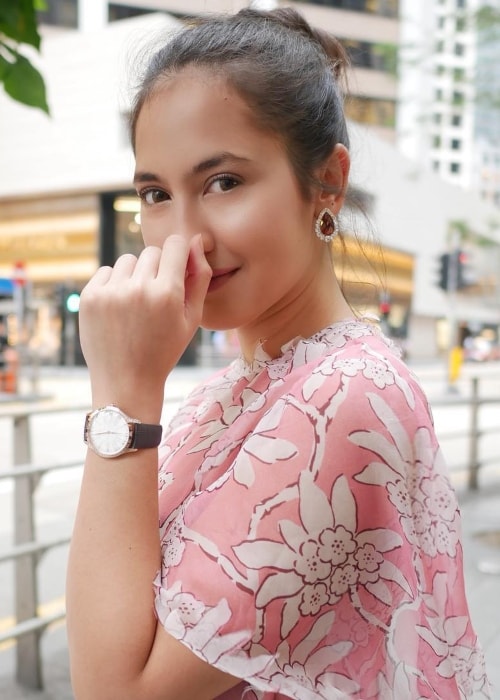 Pevita Pearce as seen in June 2018