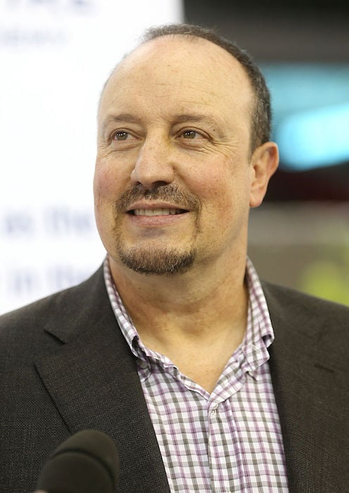 Rafael Benítez at the Aspire4Sport Conference in Doha, Qatar in 2012