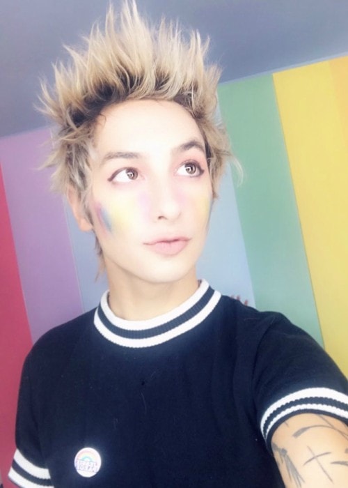 Remington Leith in a selfie as seen in September 2018