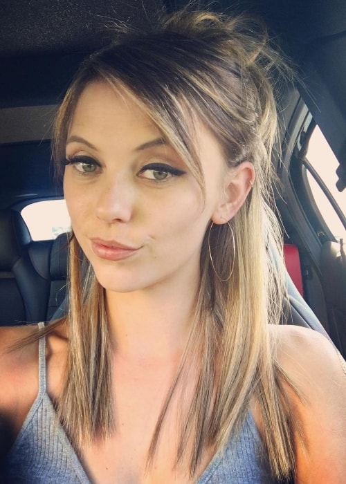 Riley Voelkel in a selfie in June 2017