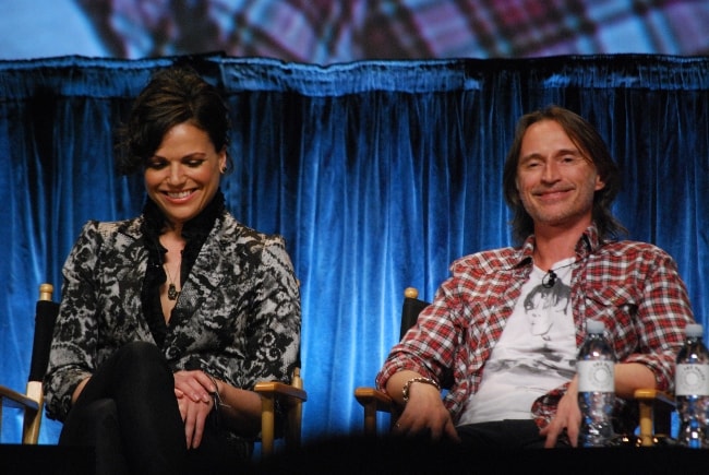 Robert Carlyle as seen with Lana Parrilla during an event