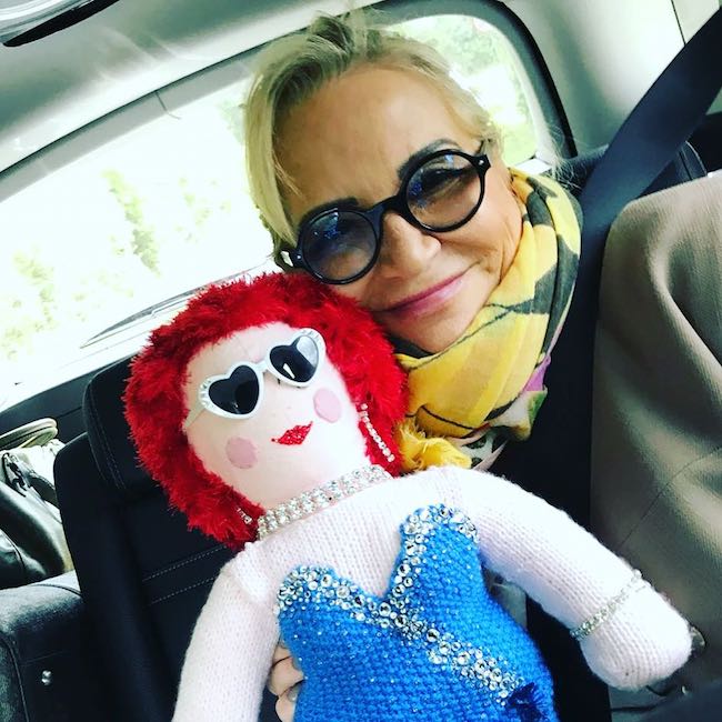 Sally Morgan car selfie in April 2018