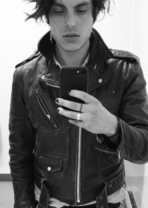 Samuel Larsen in an Instagram selfie as seen in April 2017