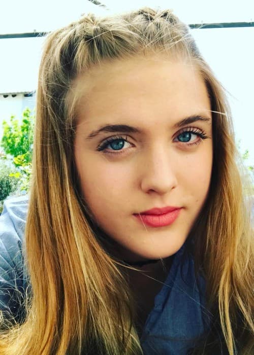 Sophia Münster in an Instagram selfie as seen in April 2017