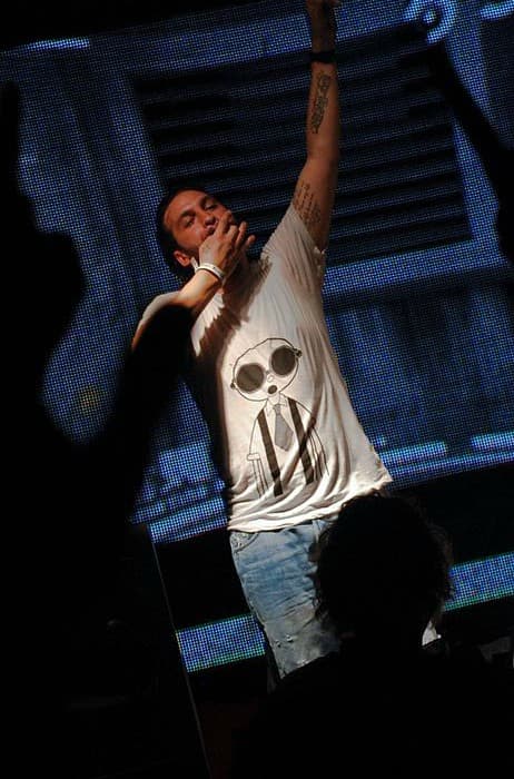 Steve Angello during a performance in March 2009