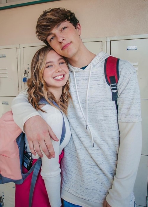 Tayler Holder with Lilia Buckingham in May 2018