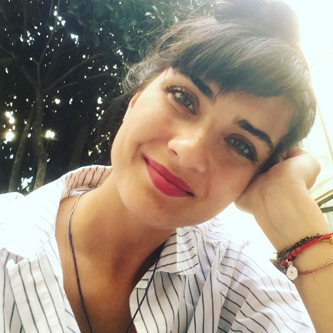 Tuba Buyukustun as seen in a selfie in September 2018