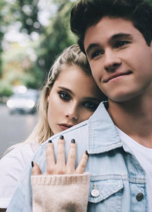 Valentina Zenere and Michael Ronda as seen in May 2017