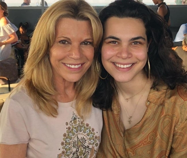 Vanna White with her daughter celebrating her 21st birthday in July 2018