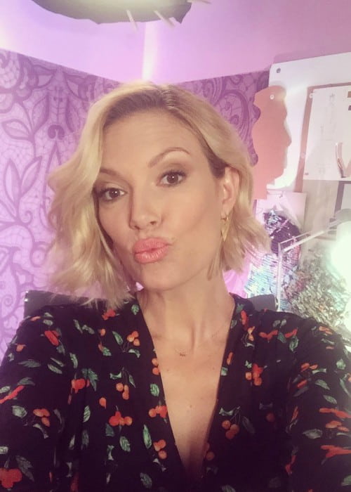 Vicky Kaya in a selfie in September 2017