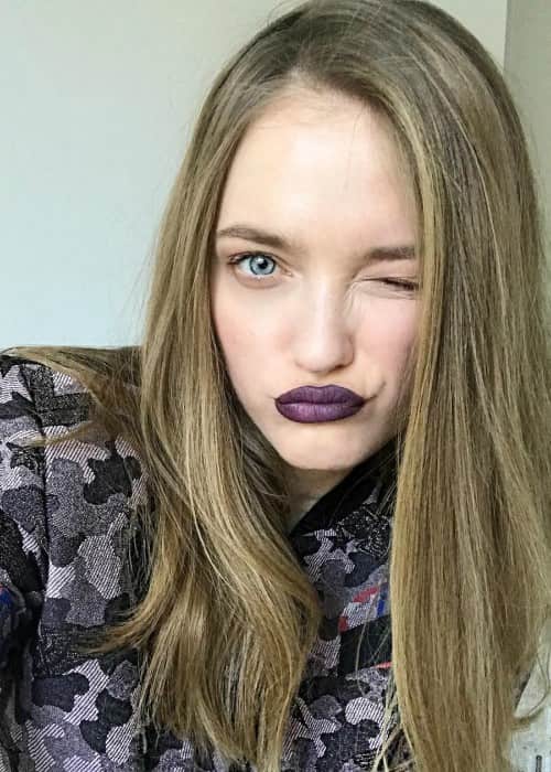 Vlada Roslyakova in an Instagram selfie as seen in April 2018