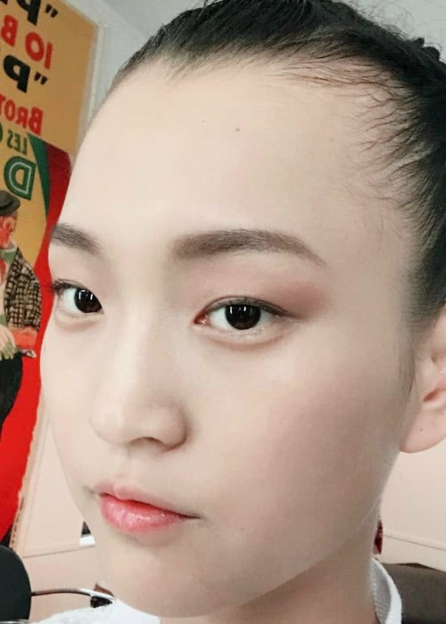 Wangy Xin Yu in an Instagram selfie as seen in April 2017