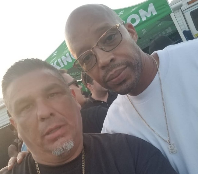 Warren G (Right) with David E. Rivera