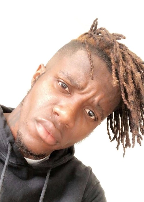 Wilfried Zaha in a selfie in August 2018