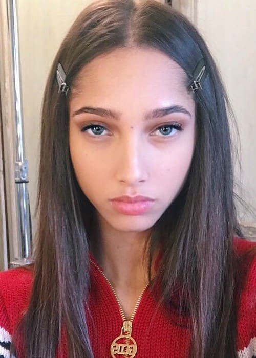 Yasmin Wijnaldum in an Instagram selfie as seen in March 2018