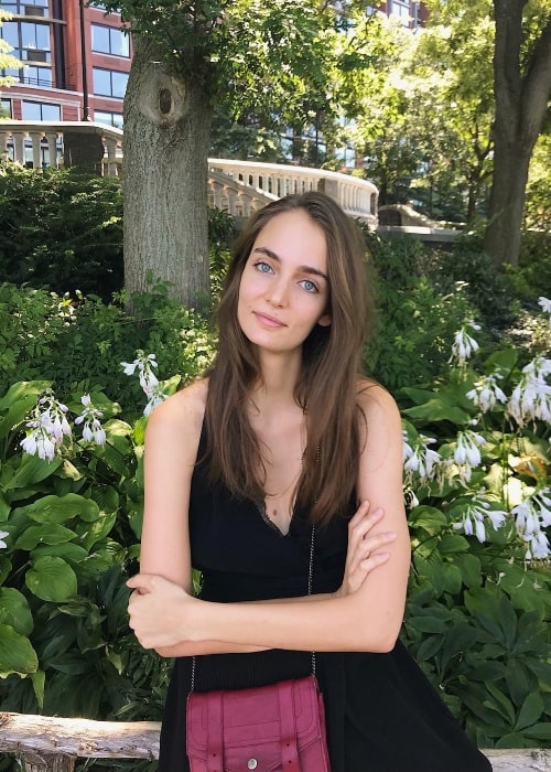 Zuzanna Bijoch as seen in New York in August 2018