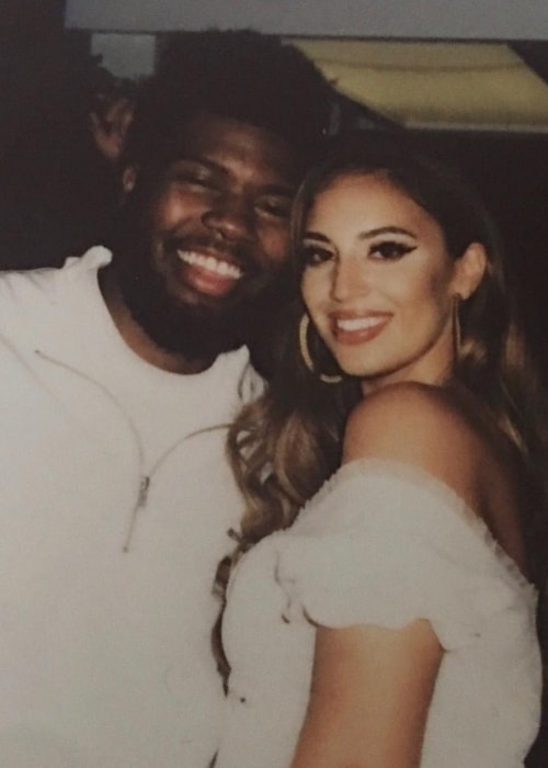 Alina Baraz with Khalid in April 2018