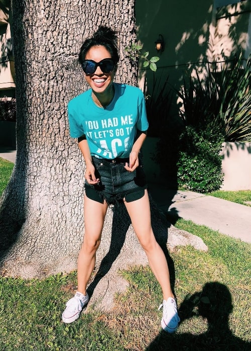 Ashley Argota as seen in October 2018