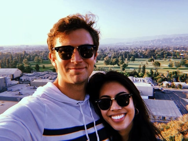 Ashley Argota with Mick Torres in September 2018