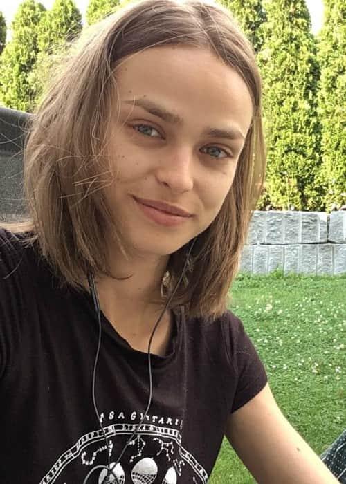 Birgit Kos in a selfie in July 2018