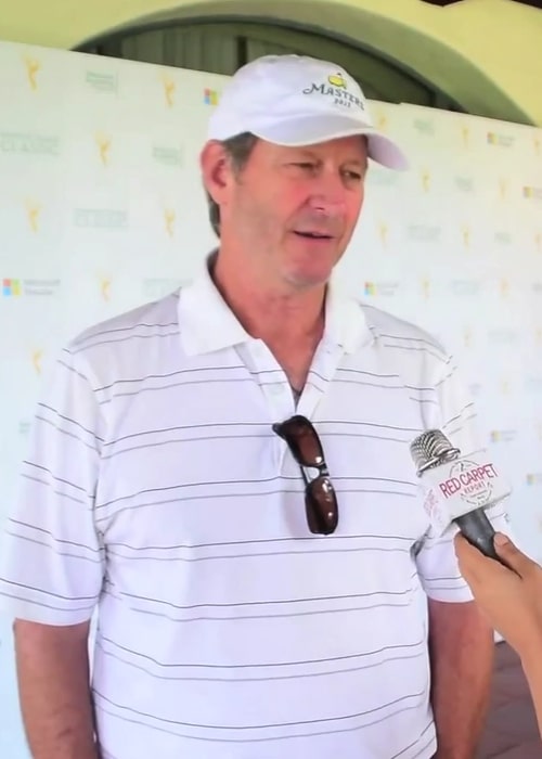 Brett Cullen during an interview at the 16th Annual Emmys Golf Classic in August 2015