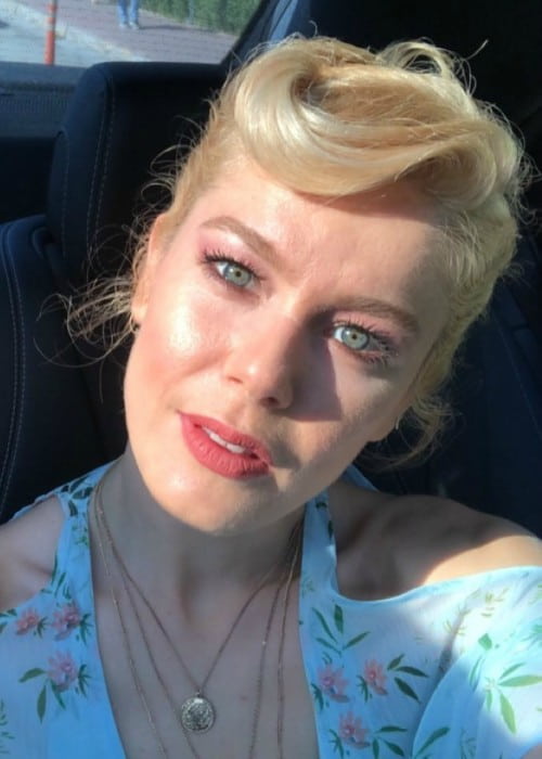 Burcu Biricik in an Instagram selfie as seen in July 2018