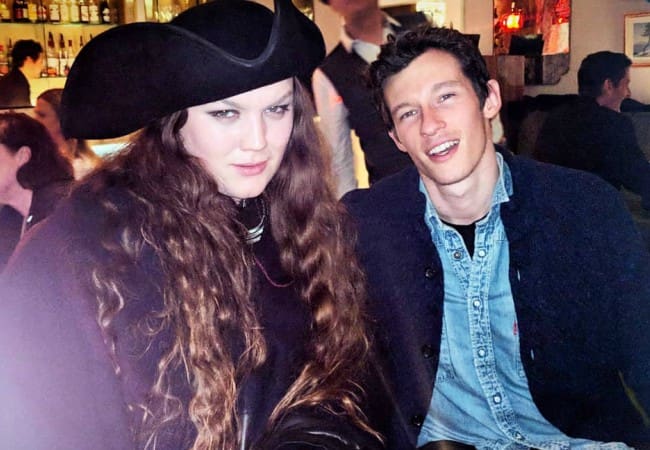 Callum Turner (Right) and Daniel Lismore as seen in April 2018