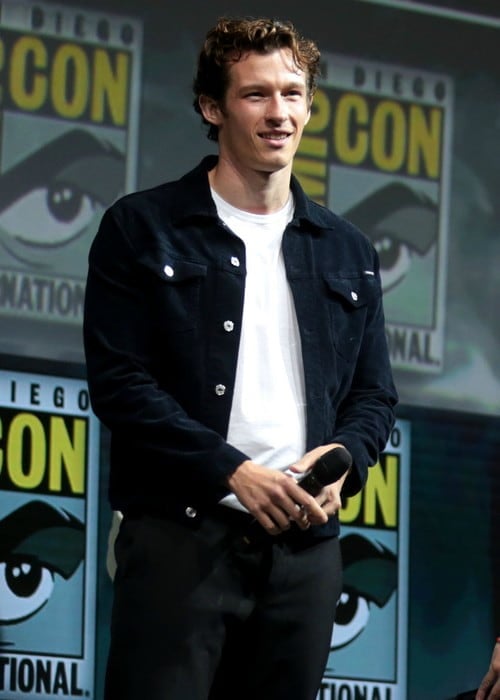 Callum Turner at the San Diego Comic Con in July 2018
