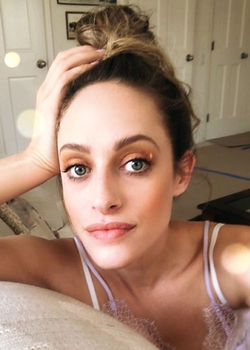 Carly Chaikin in an Instagram selfie in August 2018