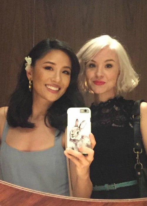 Constance Wu (Left) and Brea Grant in a selfie in November 2017