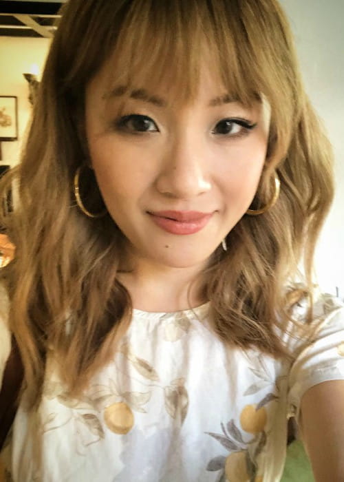 Constance Wu in an Instagram selfie as seen in April 2018