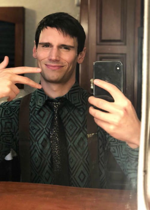 Cory Michael Smith in a selfie in September 2018