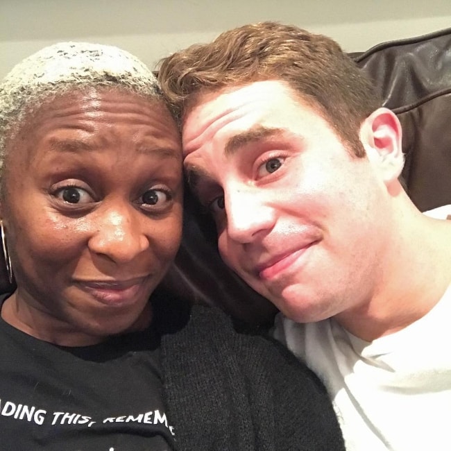 Cynthia Erivo with Ben Platt in September 2017