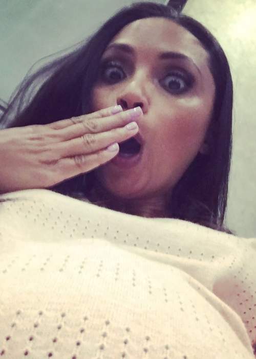 Danielle Nicolet in a selfie in May 2018