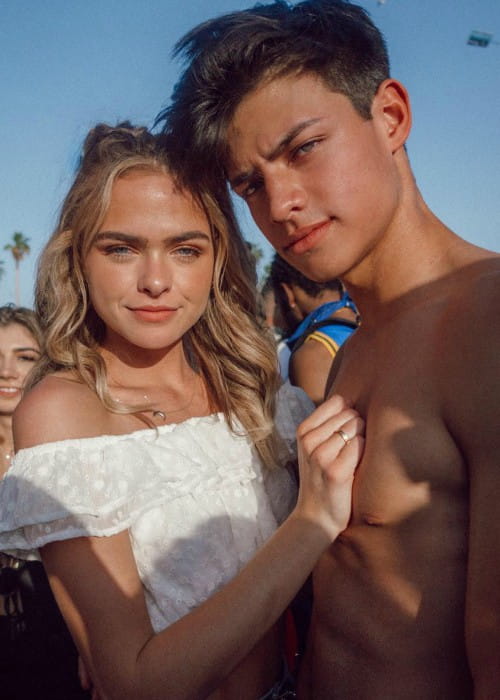 Dylan Jordan and Summer Mckeen as seen in April 2018