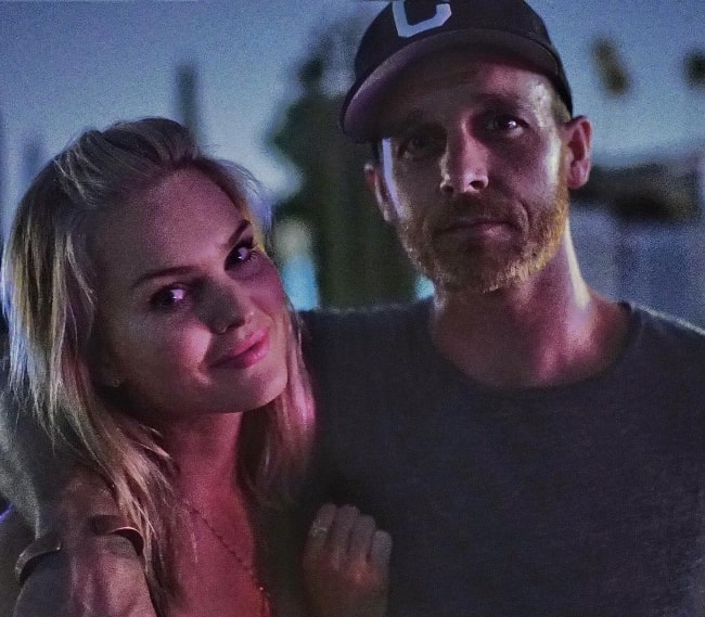 Ethan Embry with Sunny Mabrey in August 2015