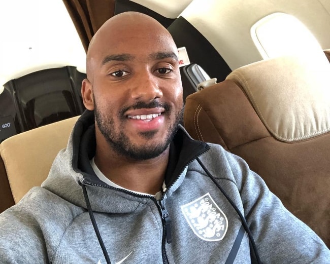 Fabian Delph in a selfie in July 2018