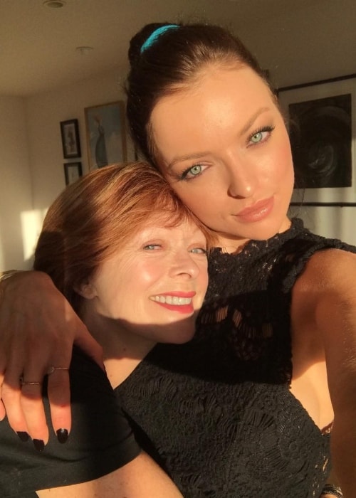 Francesca Eastwood (Right) with Frances Fisher in June 2017