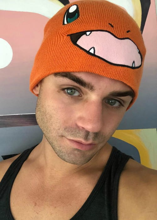 Garrett Clayton in a selfie in October 2018