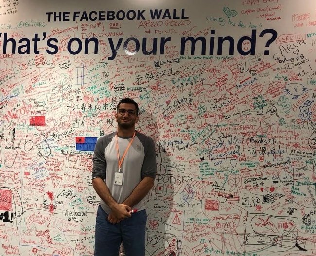 Gegard Mousasi at the Facebook headquarter in September 2018